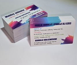 wizytówki, VisualLook producent reklam, Uniejów