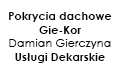 Pokrycia dachowe Gie-Kor Damian Gierczyna Usługi Dekarskie, Paszkowice
