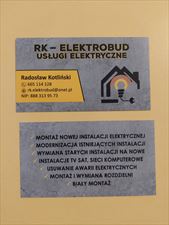 instalacje elektryczne, RK - ELEKTROBUD Radosław Kotliński, Kutno