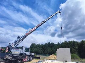 usługi dźwigiem, Dobry Dźwig Wojciech Dobras, Kłocko