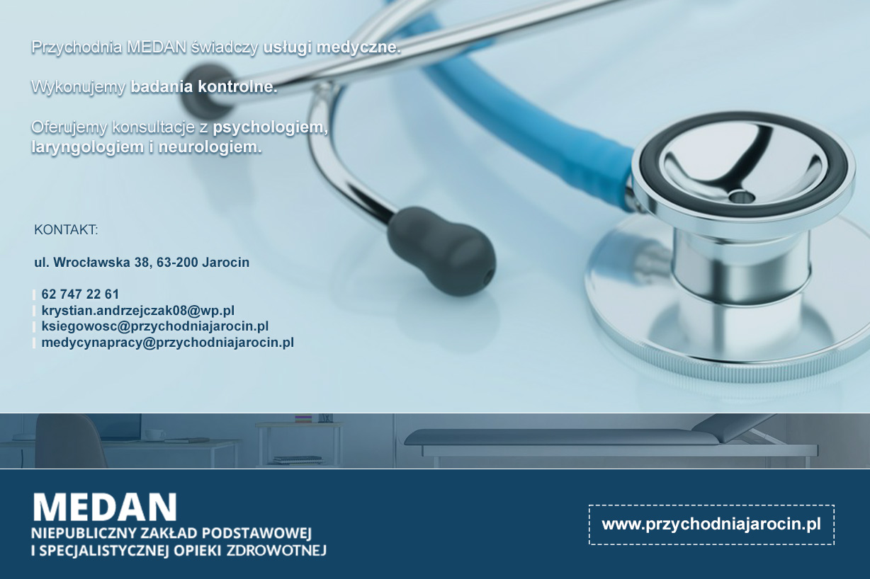 Fotografia powitalna, Medan Niepubliczny Zakład Podstawowej i Specjalistycznej Opieki Zdrowotnej, Jarocin