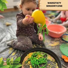 warsztaty sensoryczne, Rysiowe Animacje, Łaznowska Wola