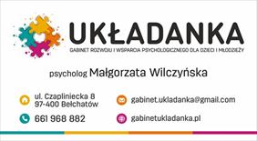 gabinet układanka, Układanka - psycholog dzieci i młodzieży, Bełchatów