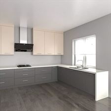 wizualizacja kuchni, Włodzimierz Zbroja Produkcja i handel mebli, Blok Dobryszyce