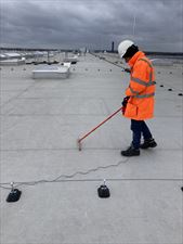 Roofcor badanie szczelności dachu metodą elektrooporową, Roofcor Sp. z o.o., Kopanka