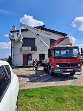 podnośnik koszowy na wynajem z operatorem, Wynajem podnośnika koszowego do 30 metrów Wysmat Tomasz Matys, Kalisz