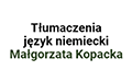 Małgorzata Kopacka Tłumaczenia i korepetycje, Wieruszów