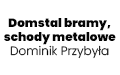 Domstal bramy, schody metalowe Dominik Przybyła, Myśliwczów Kolonia