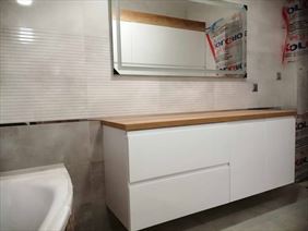 meble łazienkowe, Damian Piotrowski Dmp Meble, Zapolice