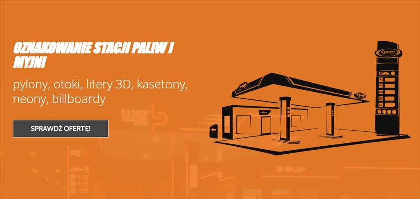 przyjazna Reklama - agencje, doradztwo, Pylon cenowy i otoki myjni - Projekt Studio Maciej Chwaliński, Krotoszyn