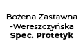 Bożena Zastawna-Wereszczyńska Spec. Protetyk, Chełm