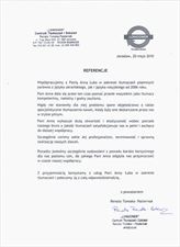 referencje londoner, Kadamaxo Biuro Tłumaczeń i Usług Edukacyjnych Anna Żurawska, Jarosław