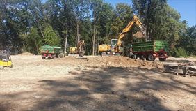 prace ziemne, Brukstone Michał Ostęp, Abramowice Prywatne