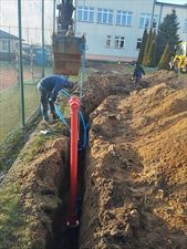 wykopy pod fundamenty, Prace ziemne - J--KOP, Gręzówka