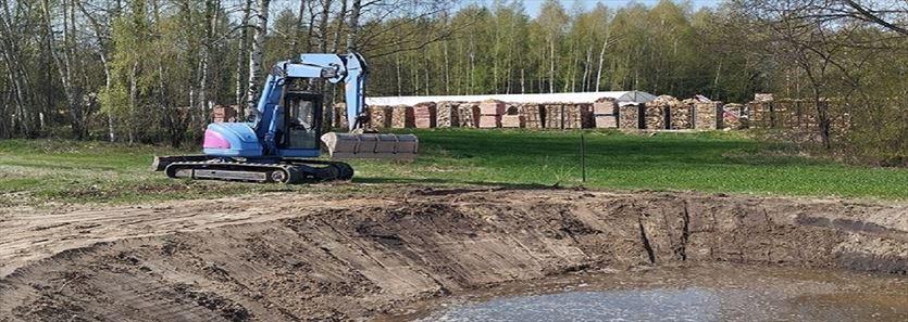 Wykopy i niwelacje terenu, Prace ziemne - J--KOP, Gręzówka