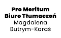Pro Meritum Biuro Tłumaczeń Magdalena Butrym-Karaś, Lublin