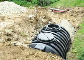 kopanie pod zbiorniki szamb, Usługi Koparko Ładowarką i Minikoparką H-Kop Hubert Trochonowicz, Hołodnica