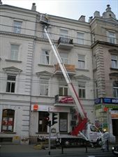 prace elewacyjne, AB Trans Wynajem podnośników koszowych, Lublin