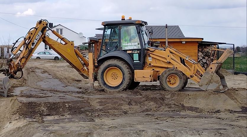 wykopy i roboty fundamentowe, Trans-Kop Usługi Koparko-Ładowarką Mateusz Zdunek, Sobolew