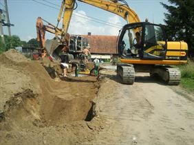 usługi koparką, Eurobet sp. z o.o., Olsztynek