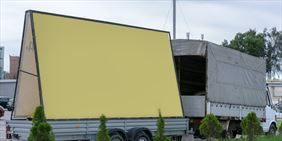 przyczepka reklamowa, Tomasz Bach - Reklama Mobilna, Bartoszyce