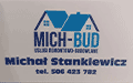 Mich-Bud Usługi Remontowo-Budowlane Michał Stankiewicz, Ełk