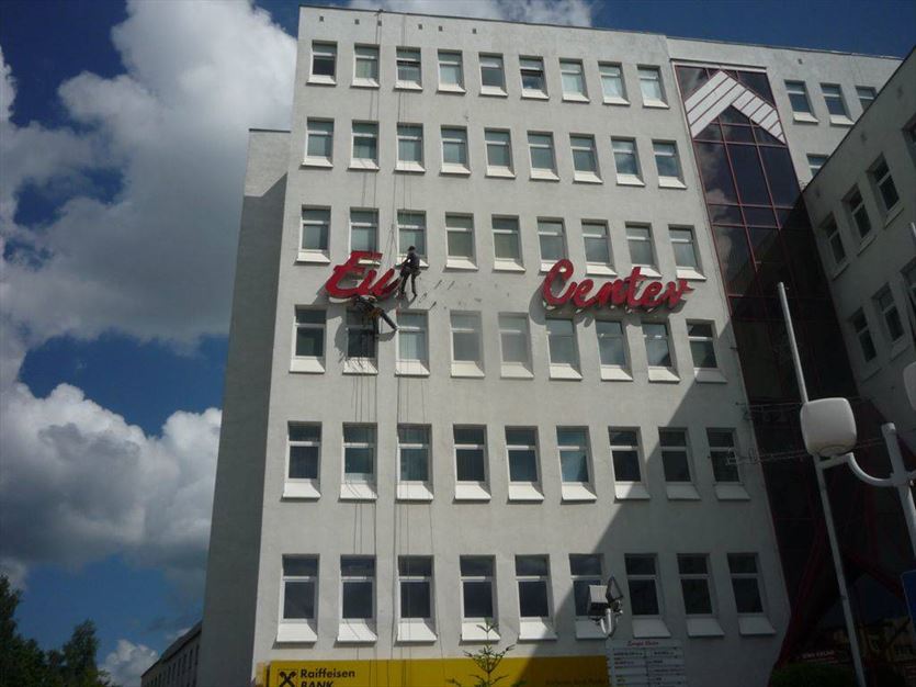 Montaż, demontaż i konserwacja reklam na wysokości, Wierchy s.c., Olsztyn