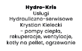 Hydro-Kris Usługi Hydrauliczno-serwisowe Krystian Kielecki - pompy ciepła, rekuperacje, wentylacje, kotły na pellet, ogrzewanie, Napiwoda