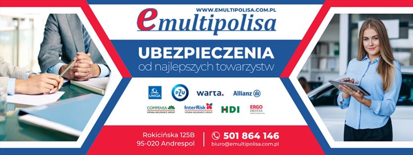 Ubezpieczenia komunikacyjne, na życie, turystyczne, OC i inne, Emultipolisa Sp. z o.o., Andrespol