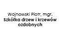 Wojnowski Piotr, mgr, Szkółka drzew i krzewów ozdobnych, Puszczykowo