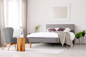 łóżko tapicerowane, Soffti Spółka z ograniczoną odpowiedzialnością, Sierpowo