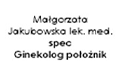 Małgorzata Jakubowska lek. med. spec Ginekolog położnik, Mosina