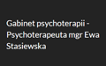 Ewa Stasiewska. Usługi psychoterapeutyczno-pedagogiczne, Poznań