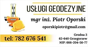 geodeta koło, Usługi Geodezyjne Piotr Oporski, Grodna