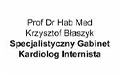 Prof Dr Hab. Med. Krzysztof Błaszyk Specjalistyczny Gabinet Kardiolog Internista, Poznań