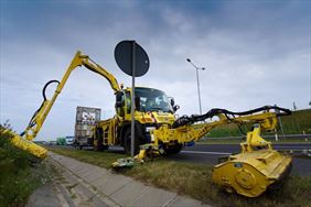 koszenie trawy na autostradzie, Autostrada Eksploatacja S.A., Poznań