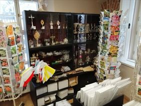 flagi, kartki, puchary, Paramentum Dewocjonalia, Artykuły Chrzcielne, Komunijne, Poznań