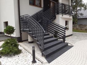 balustrady schodowe, balustrady balkonowe, balustrady na wymiar, Leśniak Eugeniusz Zpu Gienex Ślusarstwo I Kowalstwo, Jasło