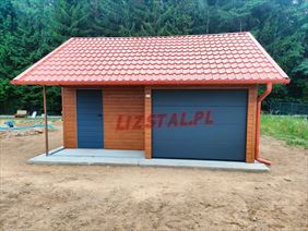 garaże ocieplane, Liz-Stal Konstrukcje stalowe, Nowe Rybie