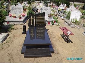 nagrobek z granitu, Jar Pol-Granit, Zielona Góra