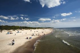 plaża, Posejdon Ośrodek Rekreacyjno-Wypoczynkowy Wczasy Kolonie, Łazy