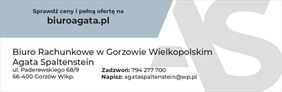 usługi rachunkowe, Biuro Rachunkowe Agata Spaltenstein, Gorzów Wielkopolski
