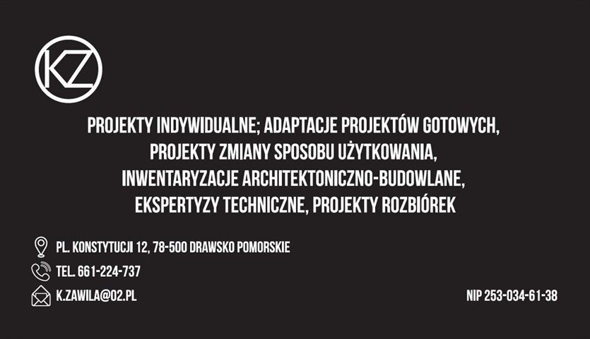 przyjazna Biura projektów, Krzysztof Zawiła Usługi projektowe i nadzory budowlane, Drawsko Pomorskie