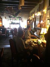 wnętrze restauracji, Restauracja Stara Galeria Filip Fijałkowski, Barlinek