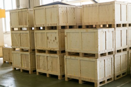 skrzynie transportowe z drewna