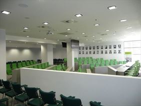 wyremontowana aula, Szponar Kompleksowe usługi budowlane, Szczecin