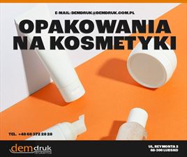 opakowania na kosmetyki, Dem Druk Drukarnia, Lubsko