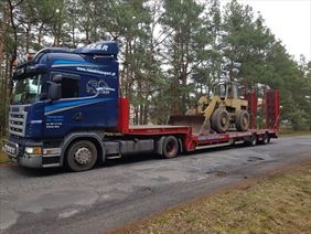 transport koparki, Hds Romek Transport Usługi transportowe, Zielona Góra
