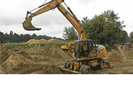 Dom-Bud Transport materiałów budowlanych Sprzęt budowlany Koparki