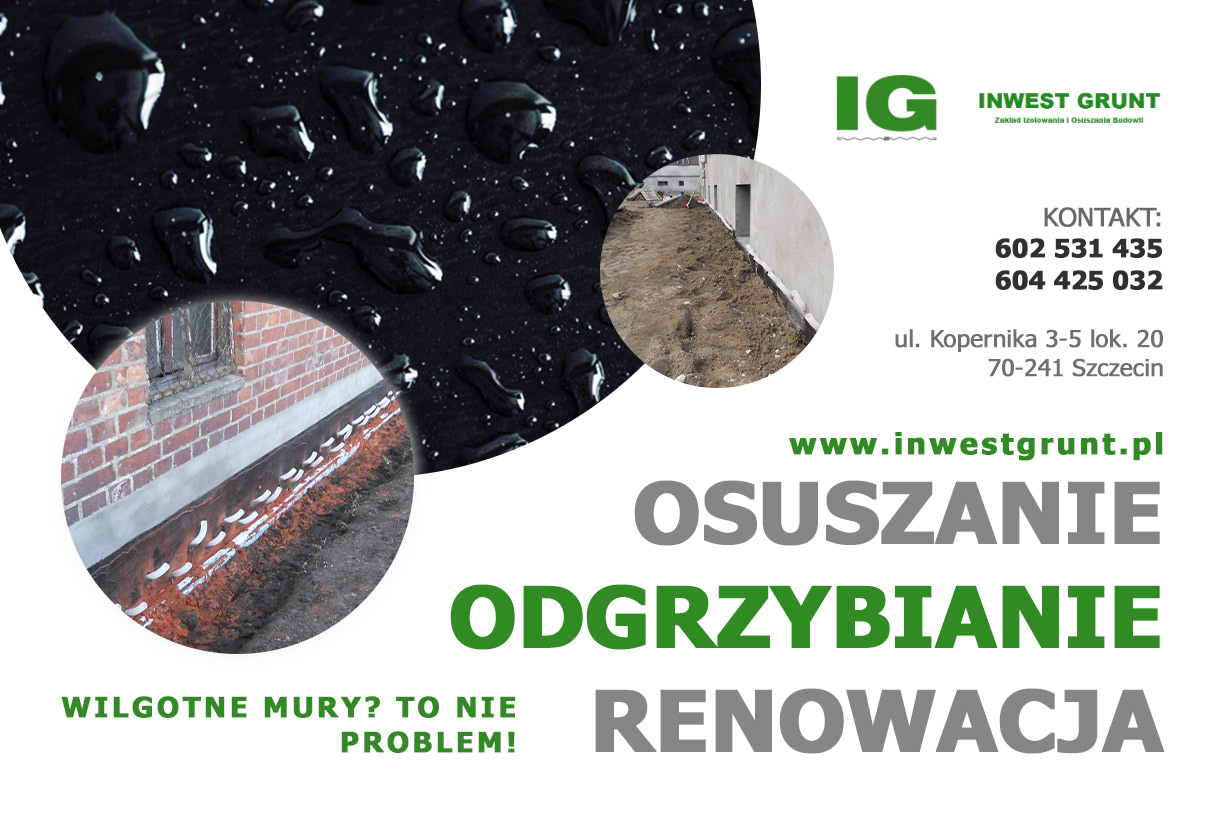 Fotografia powitalna, Inwest Grunt Izolacje i odgrzybianie budynków, Szczecin